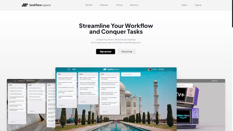 Taskflow project poster